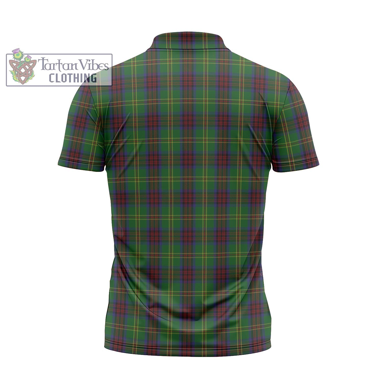 Tartan Vibes Clothing Connolly Hunting Tartan Zipper Polo Shirt