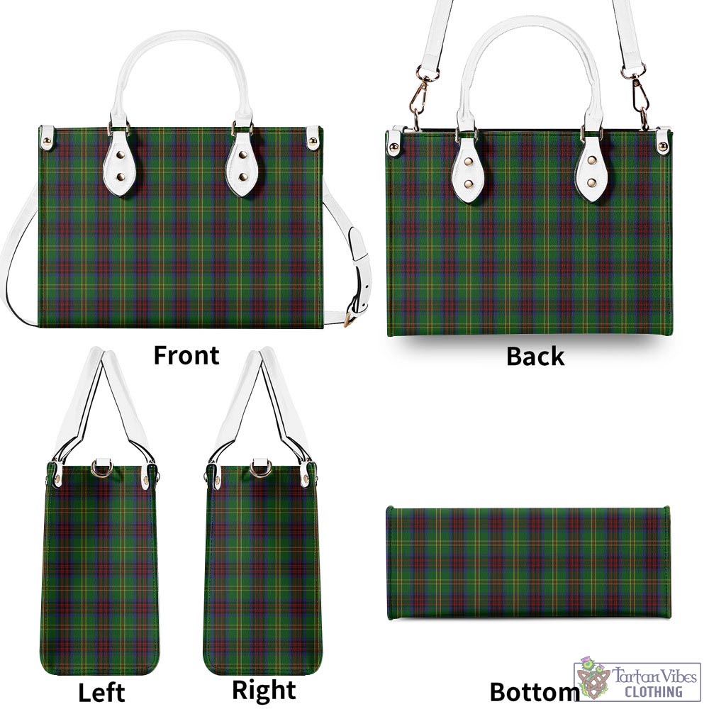 Tartan Vibes Clothing Connolly Hunting Tartan Luxury Leather Handbags