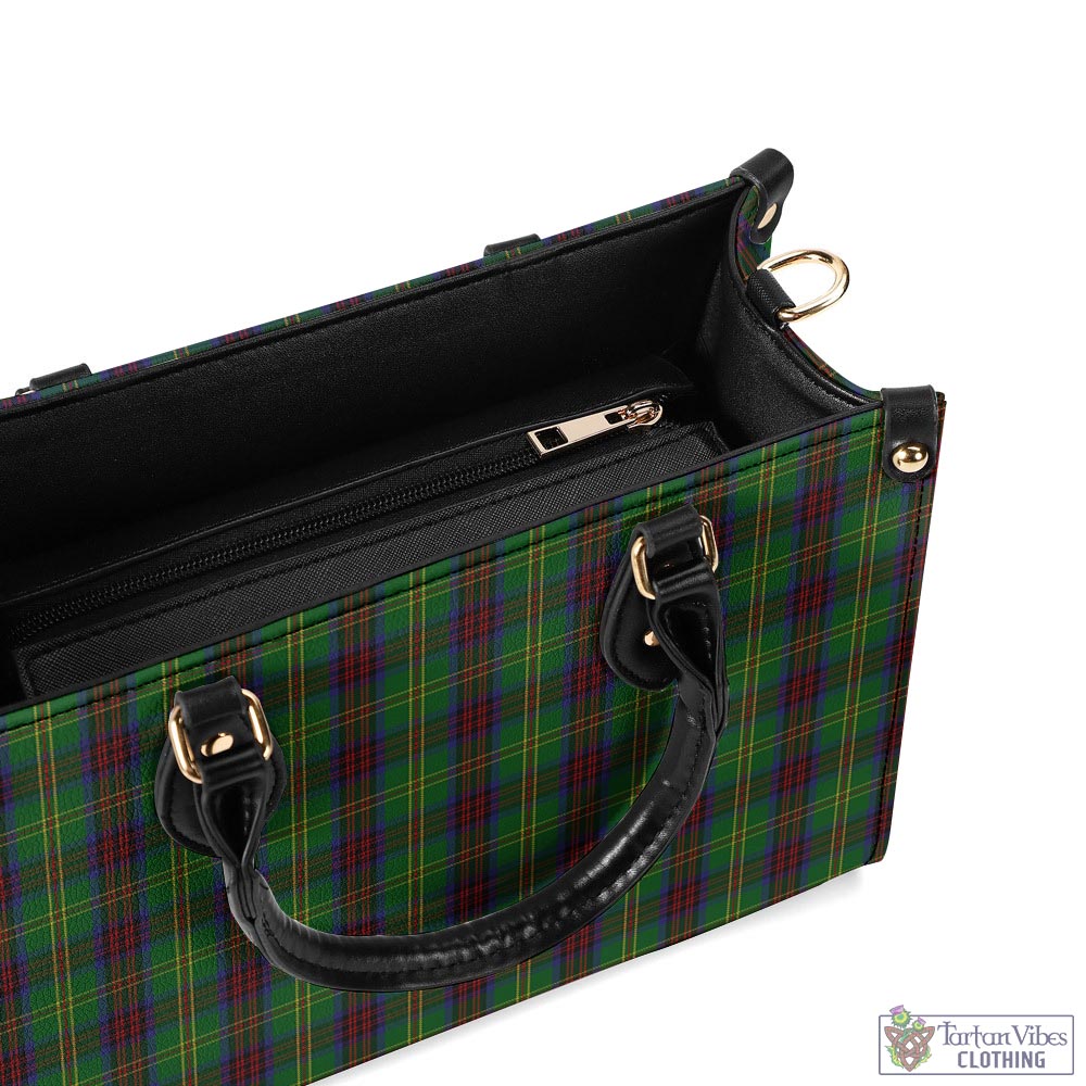 Tartan Vibes Clothing Connolly Hunting Tartan Luxury Leather Handbags