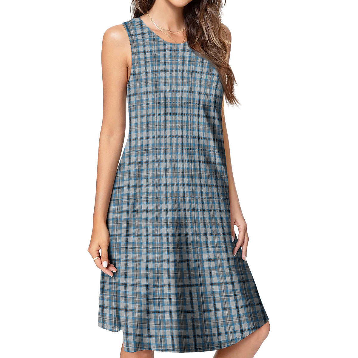 Conquergood Tartan Womens Casual Dresses - Tartanvibesclothing