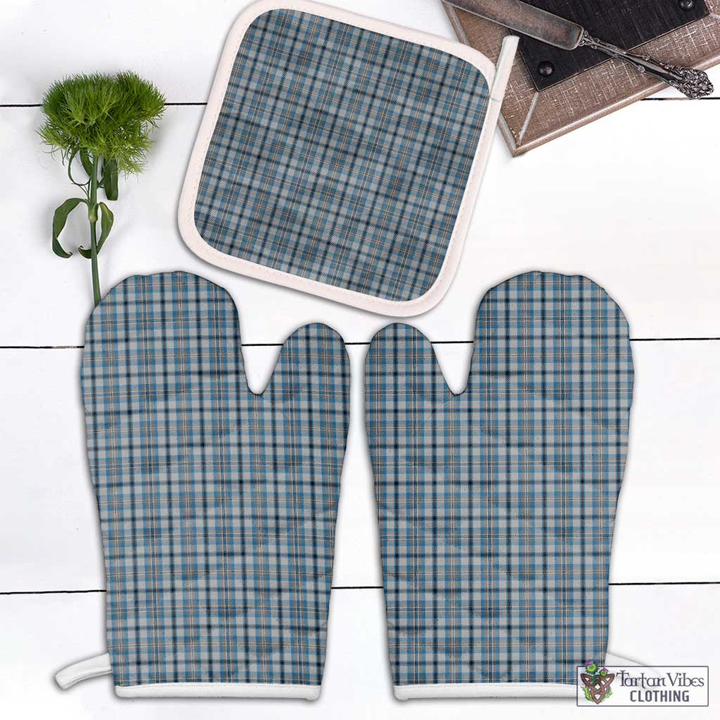 Conquergood Tartan Combo Oven Mitt & Pot-Holder Combo 1 Oven Mitt & 1 Pot-Holder White - Tartan Vibes Clothing