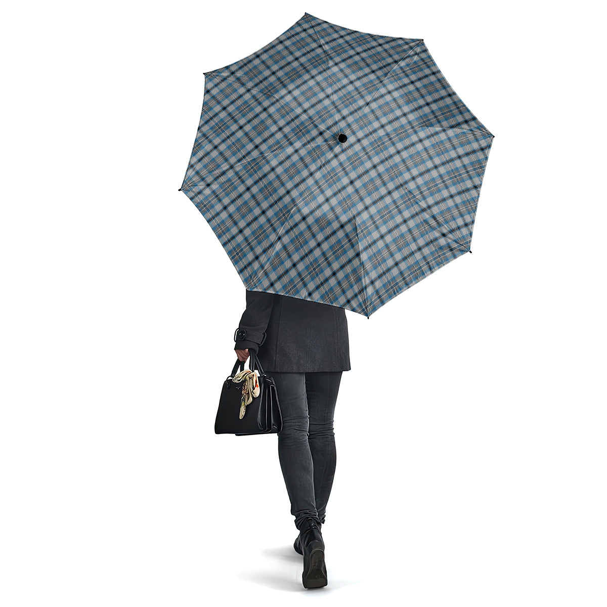 Conquergood Tartan Umbrella One Size - Tartanvibesclothing