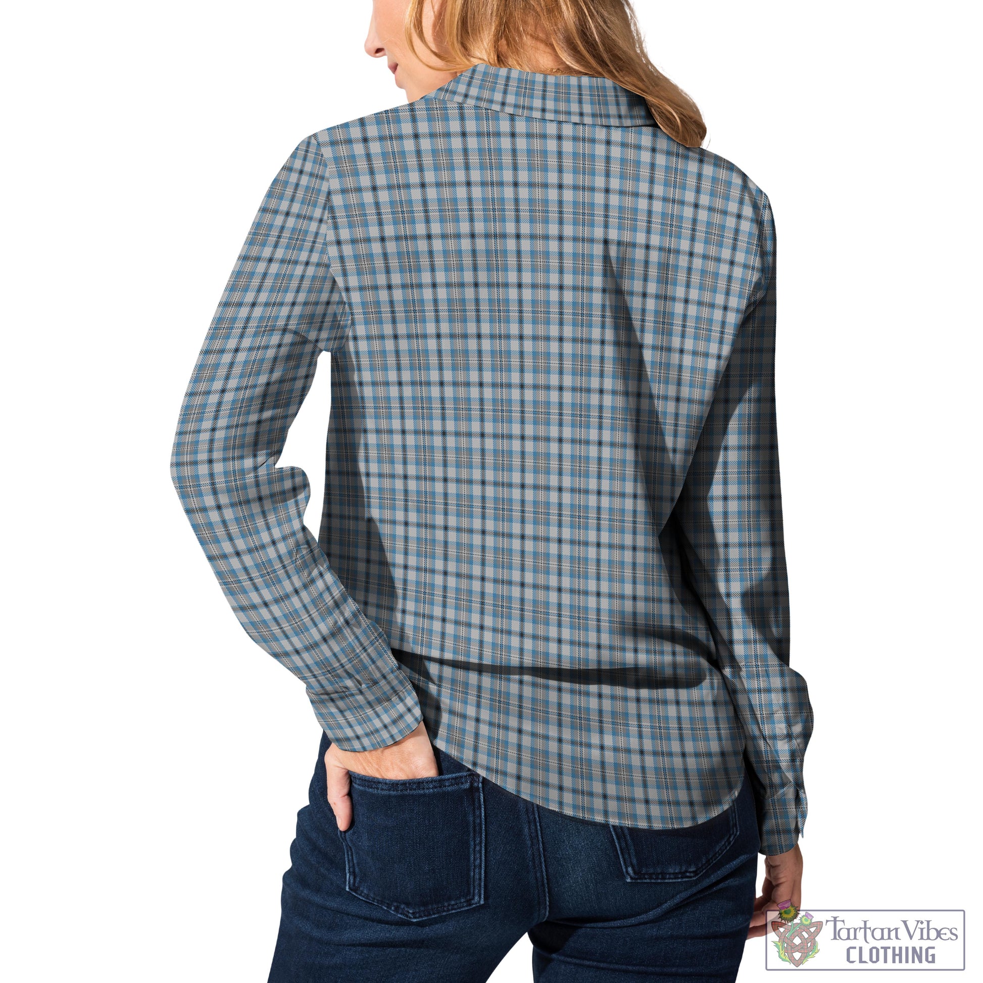 Conquergood Tartan Womens Casual Shirt