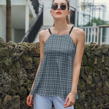 Conquergood Tartan Loose Halter Neck Camisole