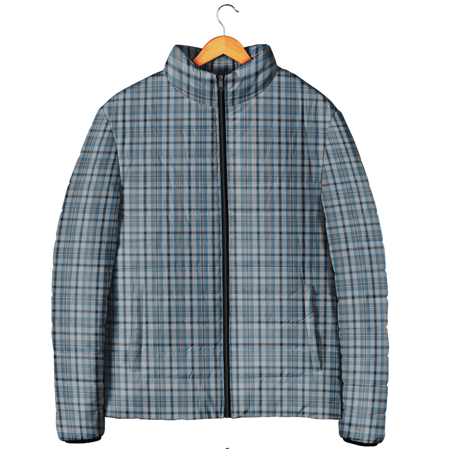 Conquergood Tartan Padded Jacket Men's Padded Jacket - Tartan Vibes Clothing