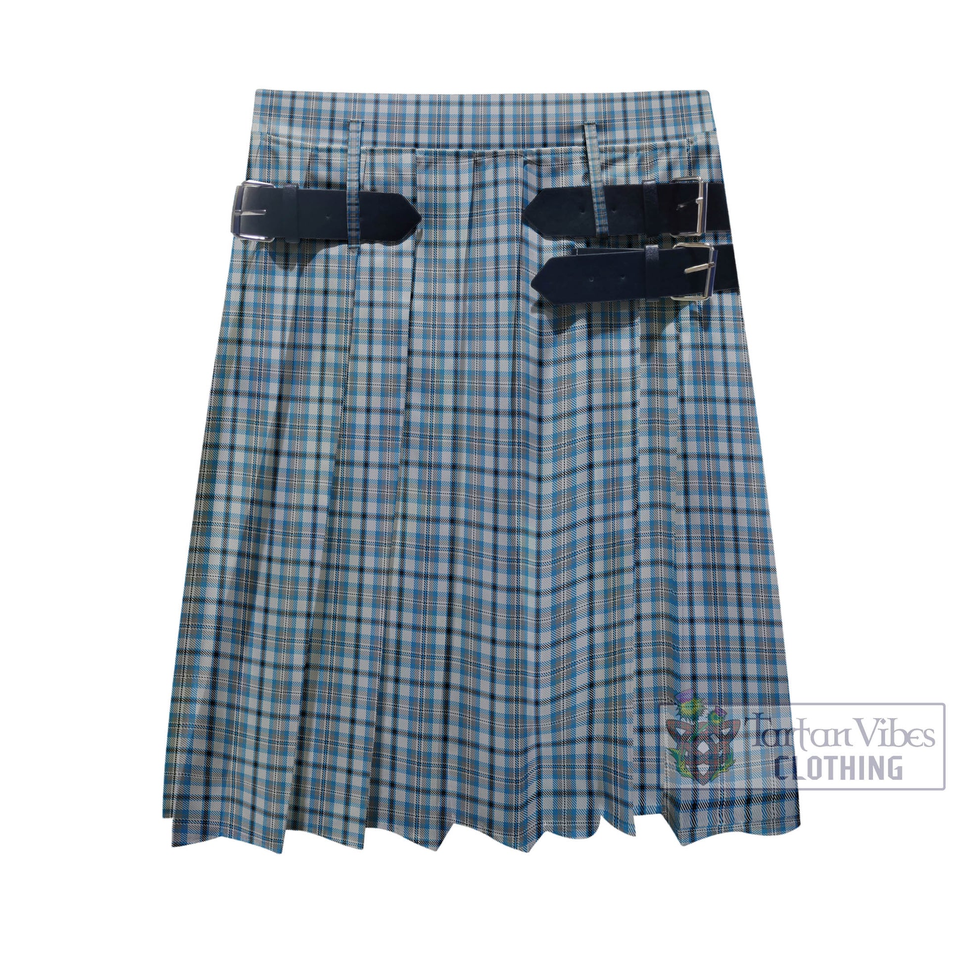 Tartan Vibes Clothing Conquergood Tartan Men's Pleated Skirt - Fashion Casual Retro Scottish Style