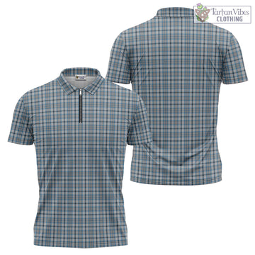 Conquergood Tartan Zipper Polo Shirt