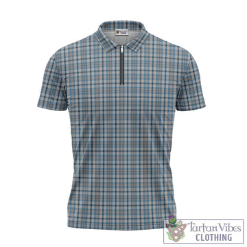 Conquergood Tartan Zipper Polo Shirt