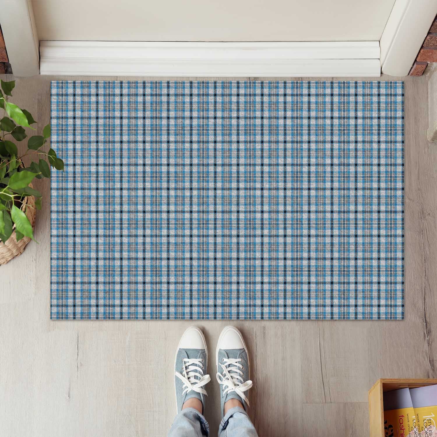 Conquergood Tartan Door Mat - Tartanvibesclothing