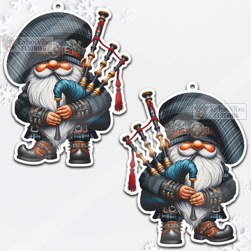 Conquergood Tartan Bagpiper Gnome Christmas Ornament