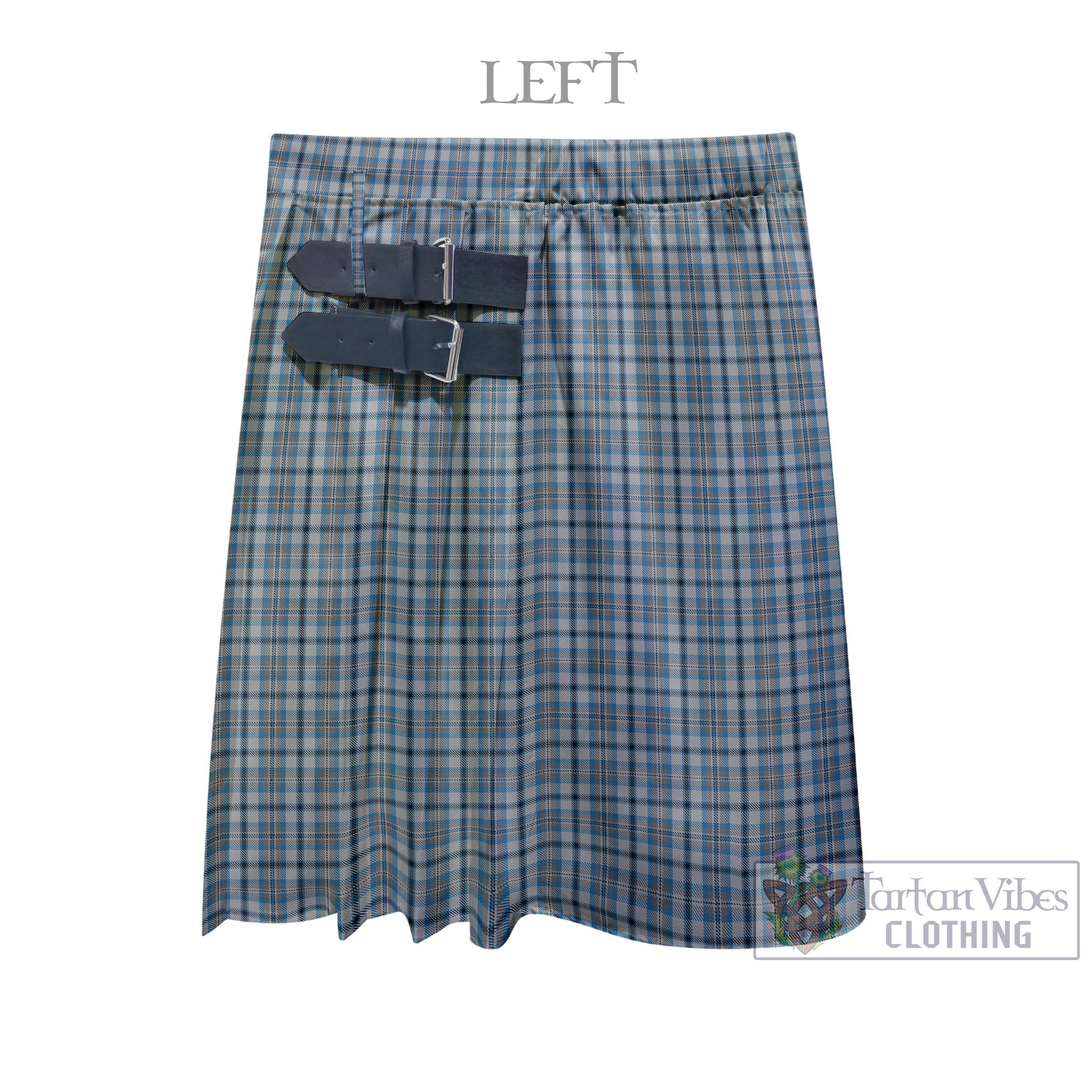 Tartan Vibes Clothing Conquergood Tartan Men's Pleated Skirt - Fashion Casual Retro Scottish Style