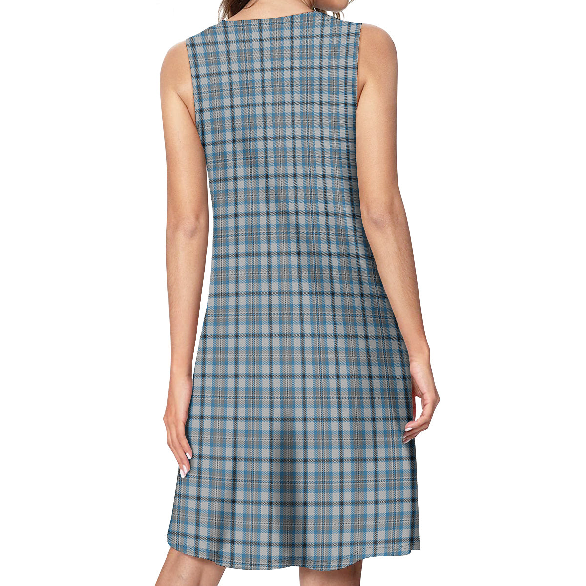 Conquergood Tartan Womens Casual Dresses - Tartanvibesclothing