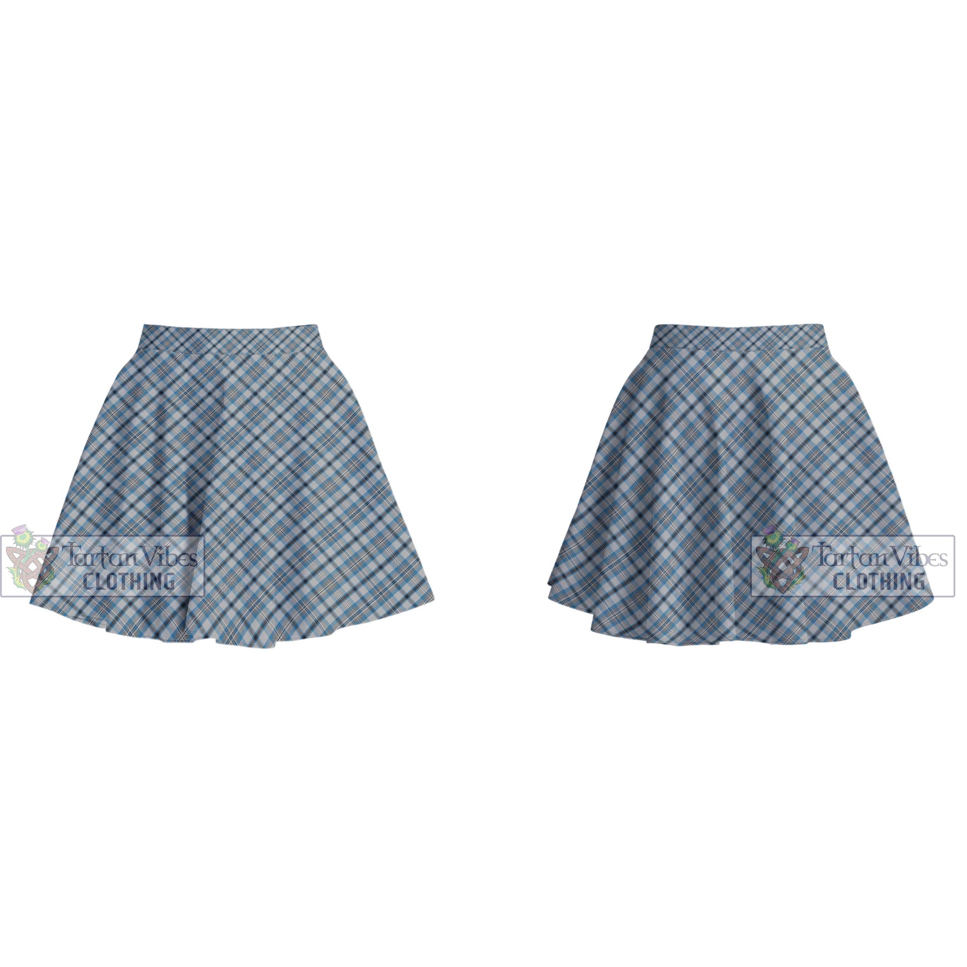 Tartan Vibes Clothing Conquergood Tartan Women's Plated Mini Skirt