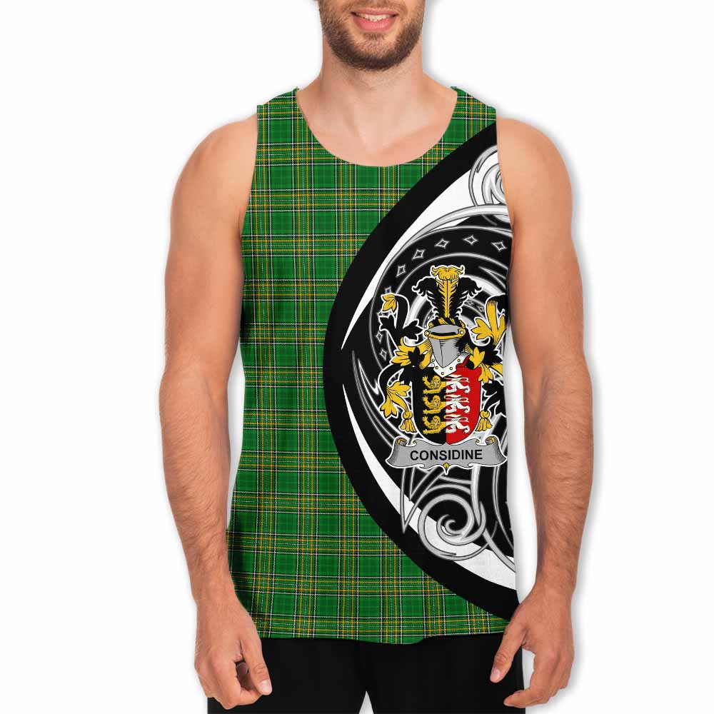 Considine Irish Clan Men's Tank Top Celtic Circle Style Men - Tartan Vibes Clothing