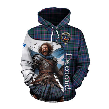 Cooper Crest Tartan Cotton Hoodie Inspired by the Freedom of Scottish Warrior