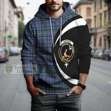 Cooper Tartan Hoodie with Family Crest Circle Style