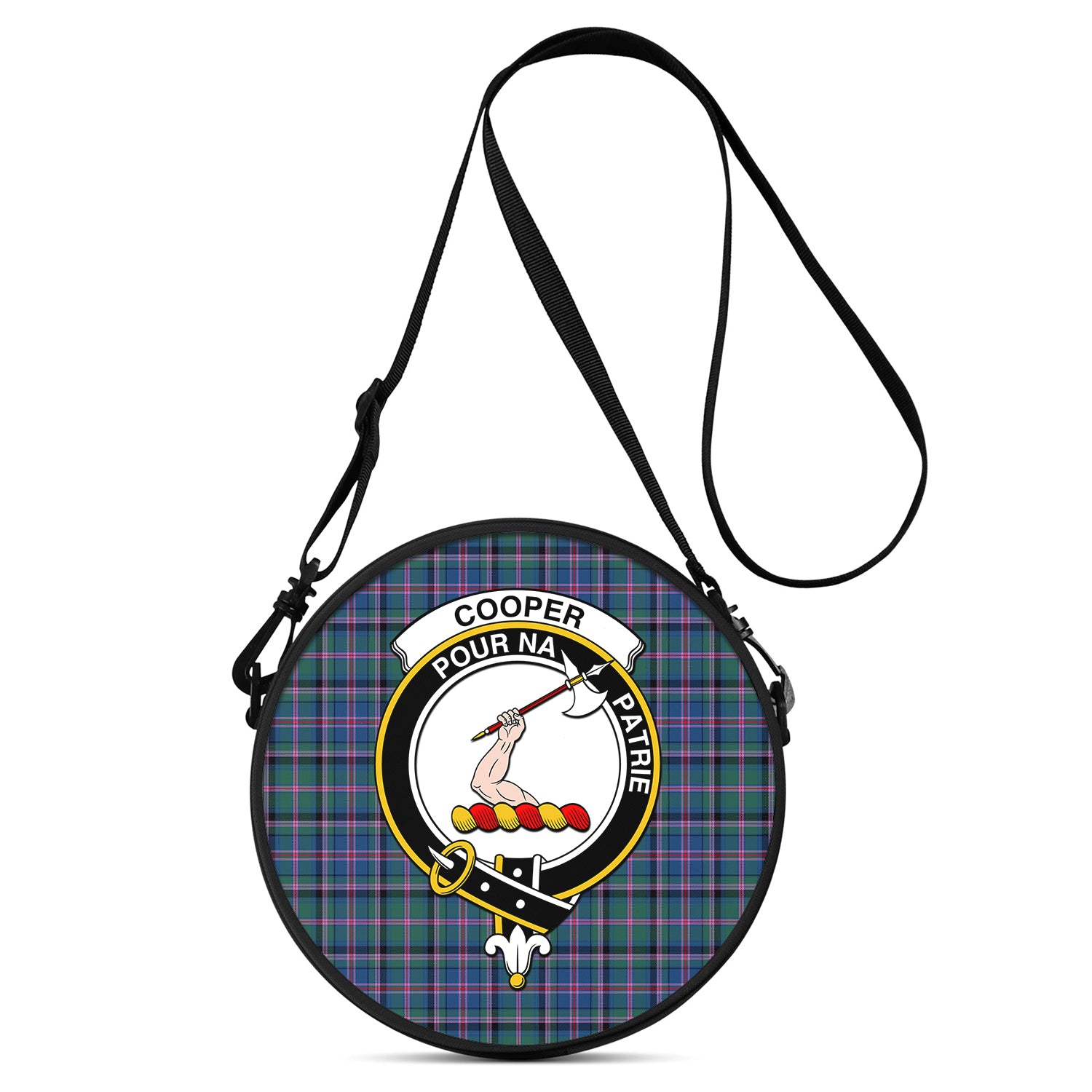 cooper-tartan-round-satchel-bags-with-family-crest