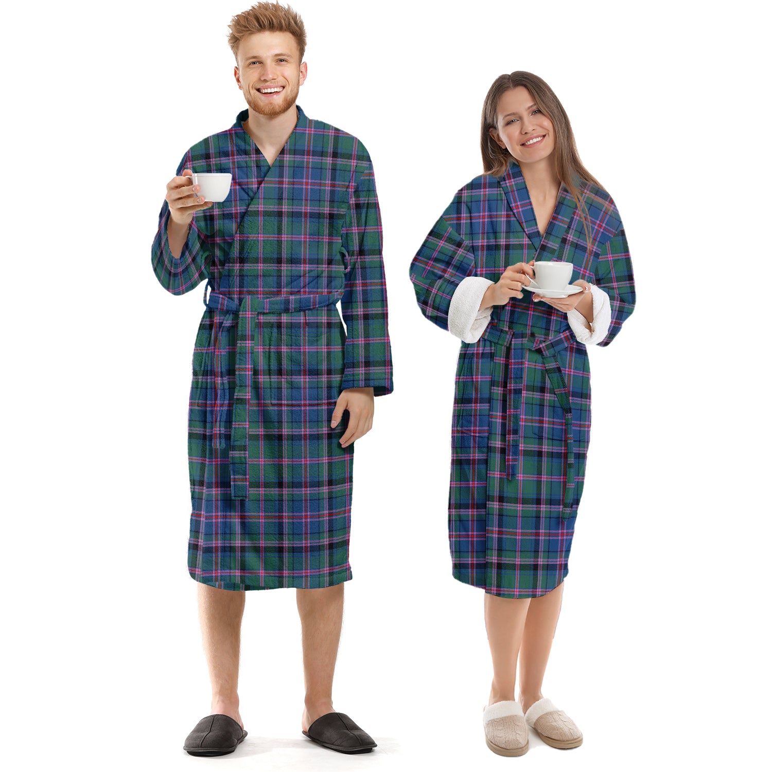 Cooper Tartan Bathrobe Unisex S - Tartan Vibes Clothing