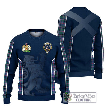 Cooper Tartan Ugly Sweater with Family Crest and Lion Rampant Vibes Sport Style