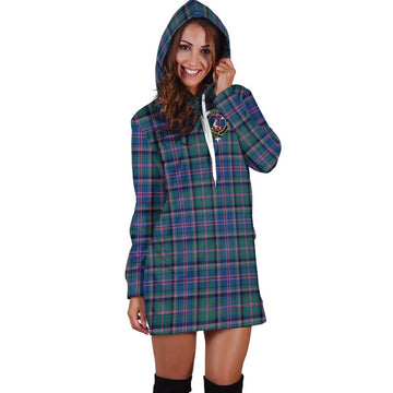 Cooper Tartan Hoodie Dress with Family Crest