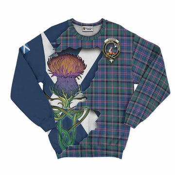 Cooper Tartan Family Crest Sweatshirt Scottish Thistle Celtic Inspired Unisex - Tartan Vibes Clothing