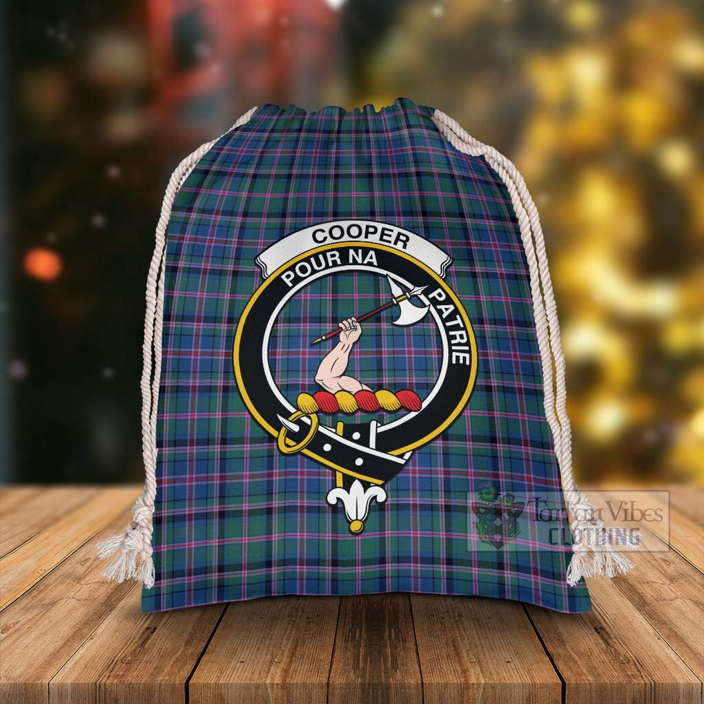 Tartan Vibes Clothing Cooper Tartan Christmas Santa's Bag with Family Crest