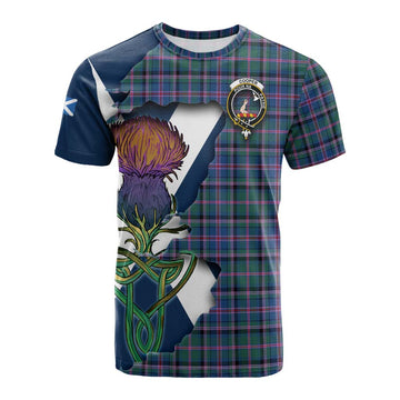 Cooper Tartan Family Crest Cotton T-shirt Scottish Thistle Celtic Inspired Kid's Shirt - Tartan Vibes Clothing
