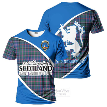 Cooper Family Crest Tartan T-Shirt Celebrate Saint Andrew's Day in Style