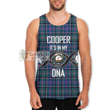 Cooper Tartan Men's Tank Top with Family Crest DNA In Me Style