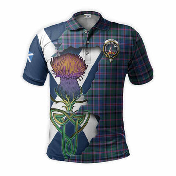 Cooper Tartan Family Crest Polo Shirt Scottish Thistle Celtic Inspired Kid - Tartan Vibes Clothing