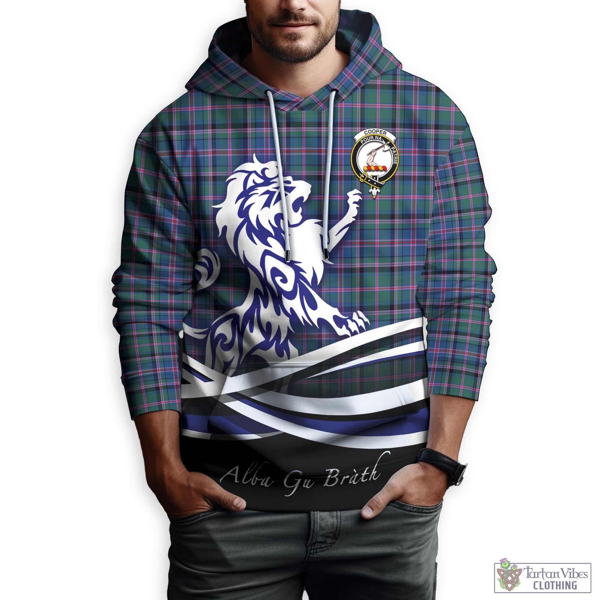 cooper-tartan-hoodie-with-alba-gu-brath-regal-lion-emblem