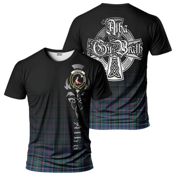 Cooper Tartan T-Shirt Featuring Alba Gu Brath Family Crest Celtic Inspired