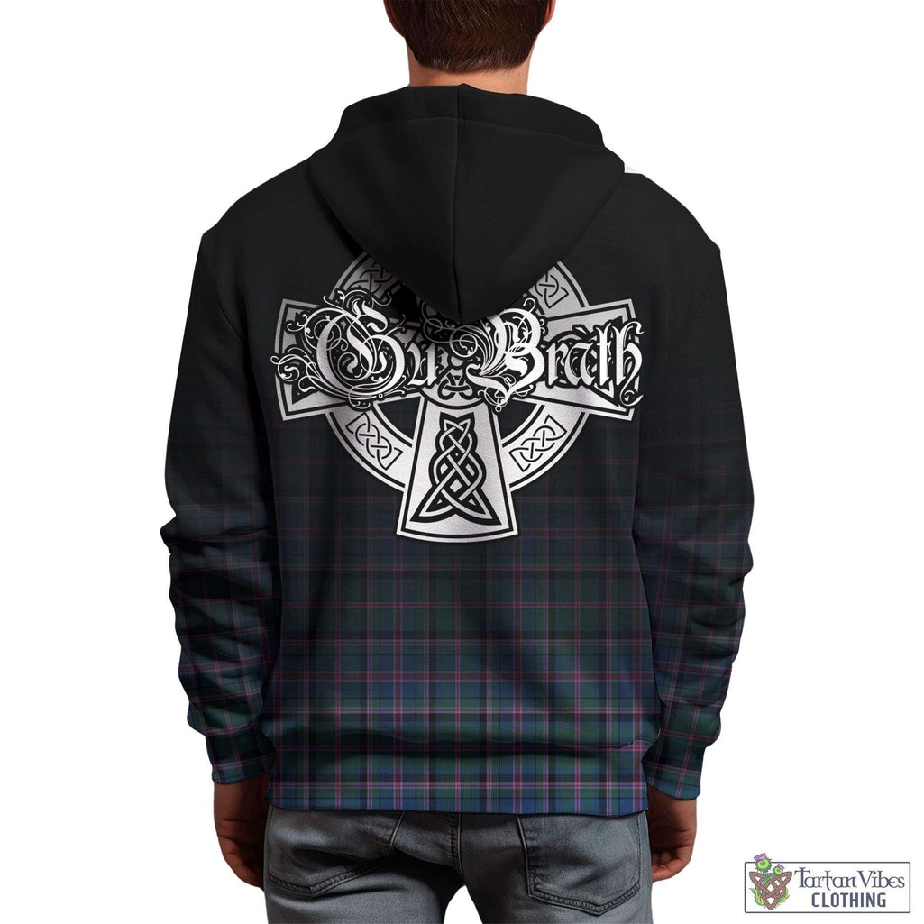 Tartan Vibes Clothing Cooper Tartan Hoodie Featuring Alba Gu Brath Family Crest Celtic Inspired