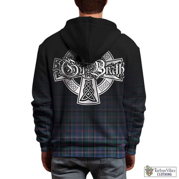 Cooper Tartan Hoodie Featuring Alba Gu Brath Family Crest Celtic Inspired