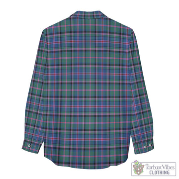 Cooper Tartan Women's Casual Shirt with Family Crest