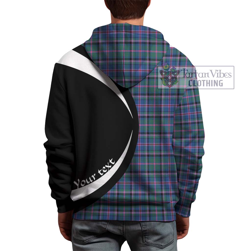 Tartan Vibes Clothing Cooper Tartan Hoodie with Family Crest Circle Style