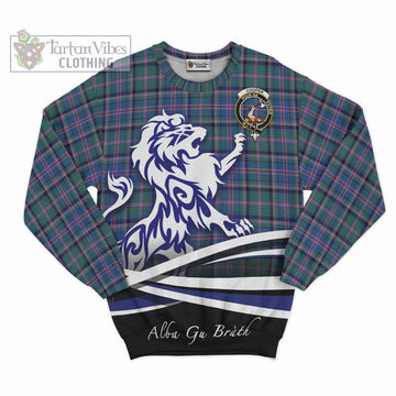 Cooper Tartan Sweatshirt with Alba Gu Brath Regal Lion Emblem