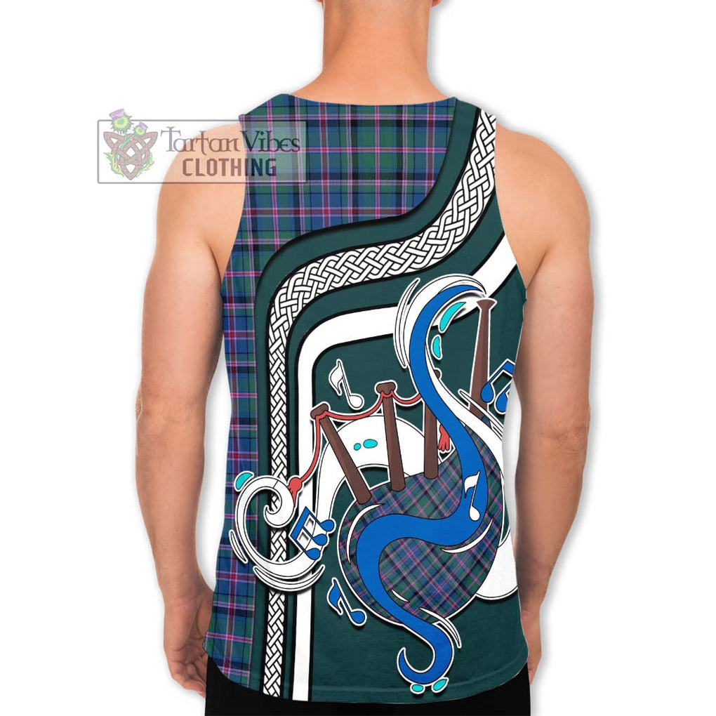 Cooper Tartan Men's Tank Top with Epic Bagpipe Style - Tartanvibesclothing Shop