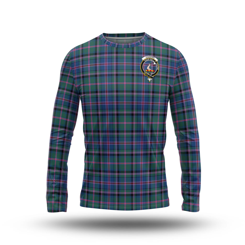 cooper-tartan-long-sleeve-t-shirt-with-family-crest