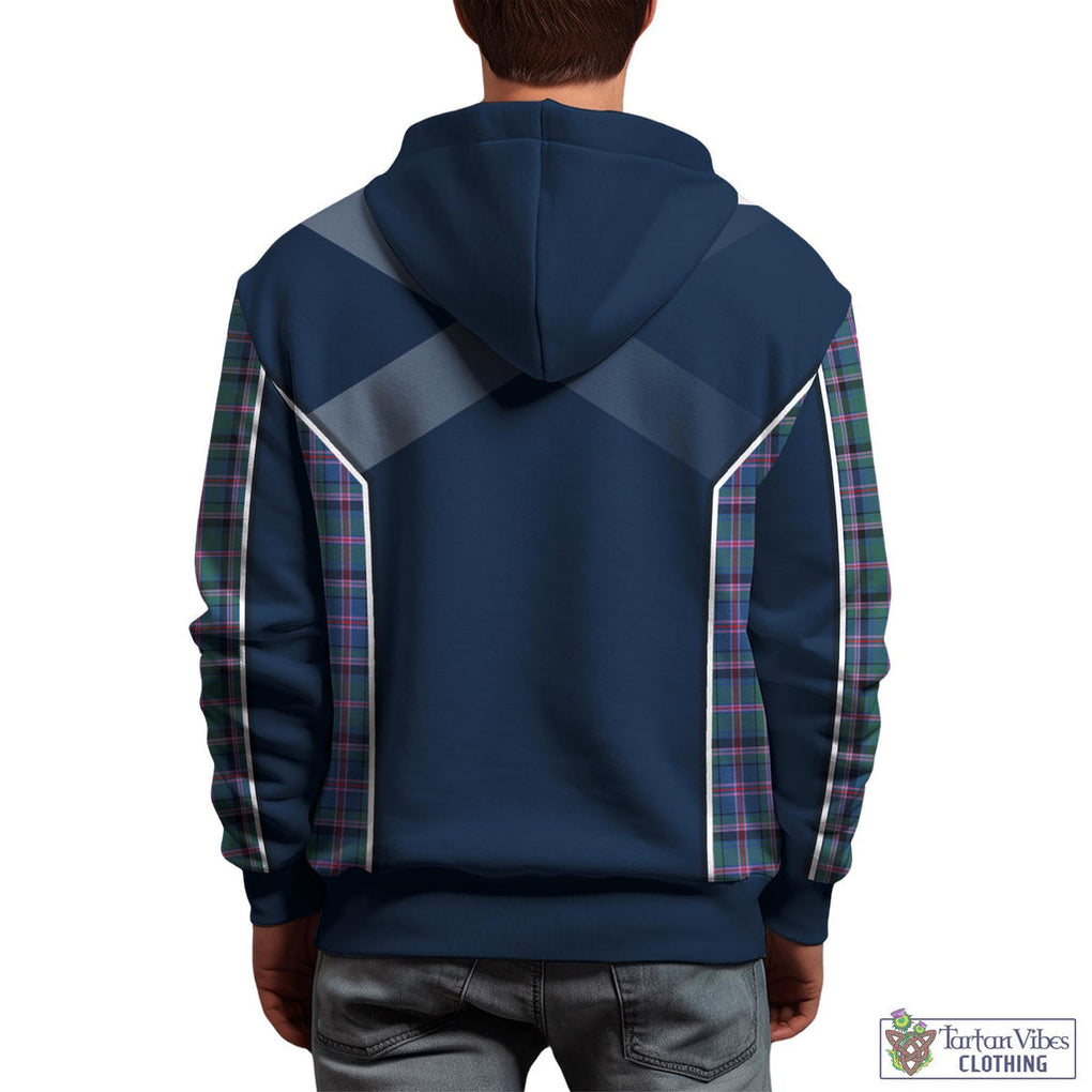 Tartan Vibes Clothing Cooper Tartan Hoodie with Family Crest and Scottish Thistle Vibes Sport Style