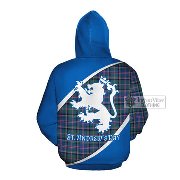 Cooper Family Crest Tartan Cotton Hoodie Celebrate Saint Andrew's Day in Style