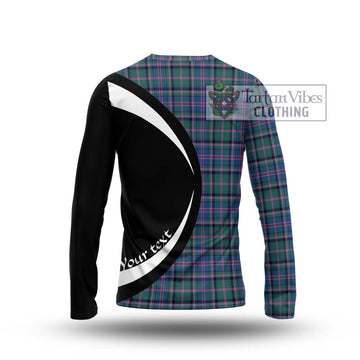 Cooper Tartan Long Sleeve T-Shirt with Family Crest Circle Style