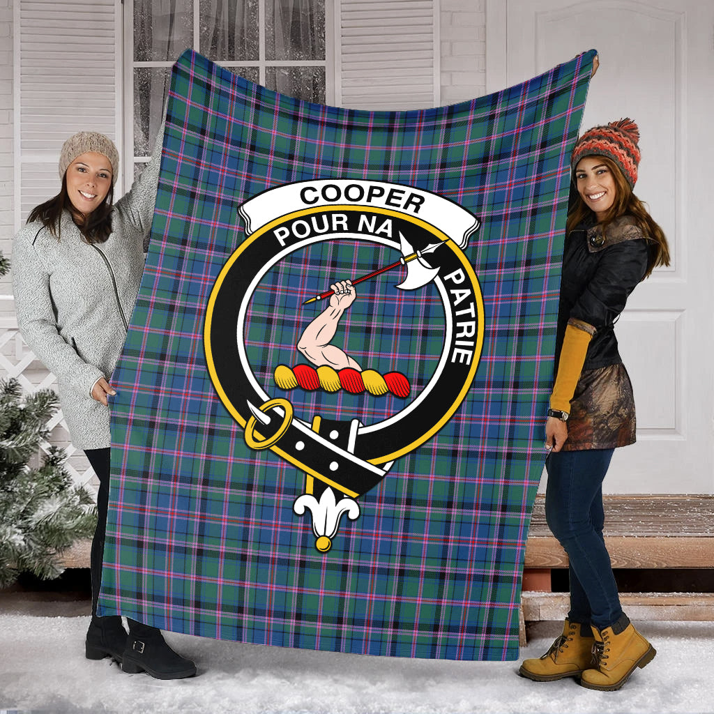 cooper-tartab-blanket-with-family-crest