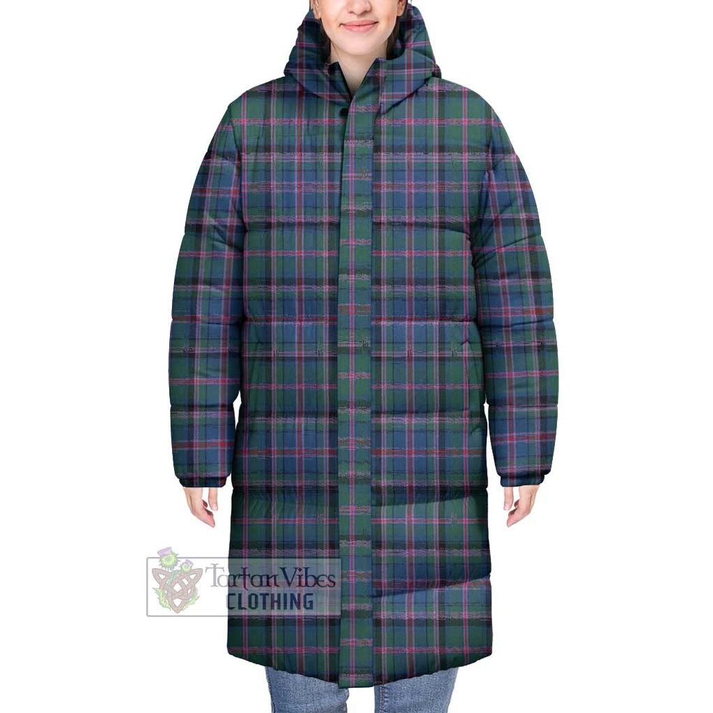 Tartan Vibes Clothing Cooper Tartan Long Down Jacket