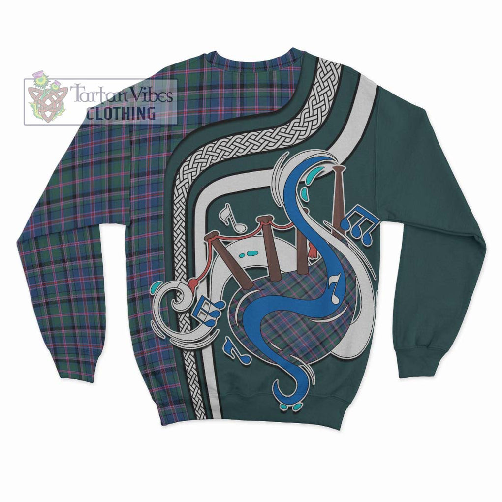 Cooper Tartan Sweatshirt with Epic Bagpipe Style - Tartanvibesclothing Shop