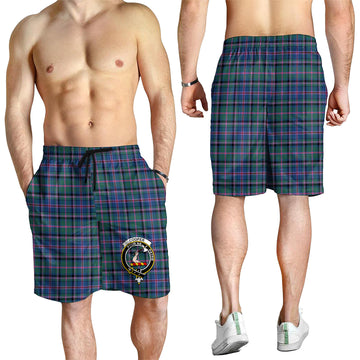 Cooper Tartan Mens Shorts with Family Crest