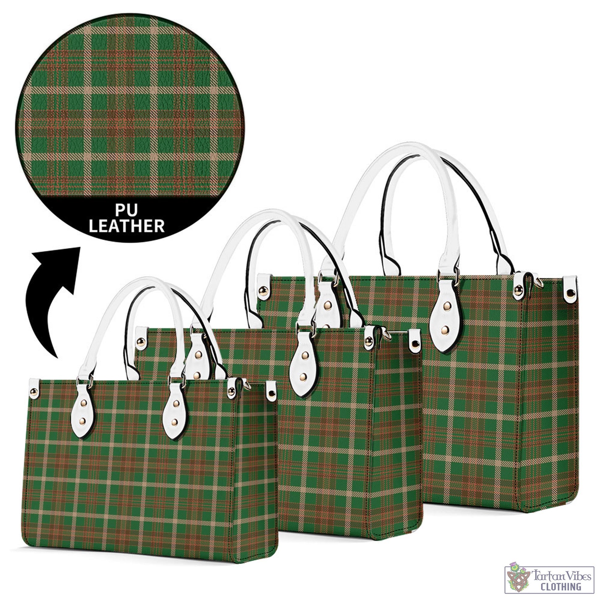 Tartan Vibes Clothing Copeland Tartan Luxury Leather Handbags