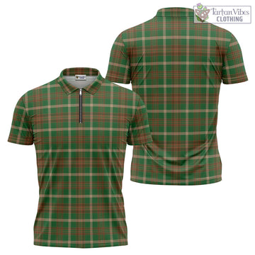 Copeland Tartan Zipper Polo Shirt