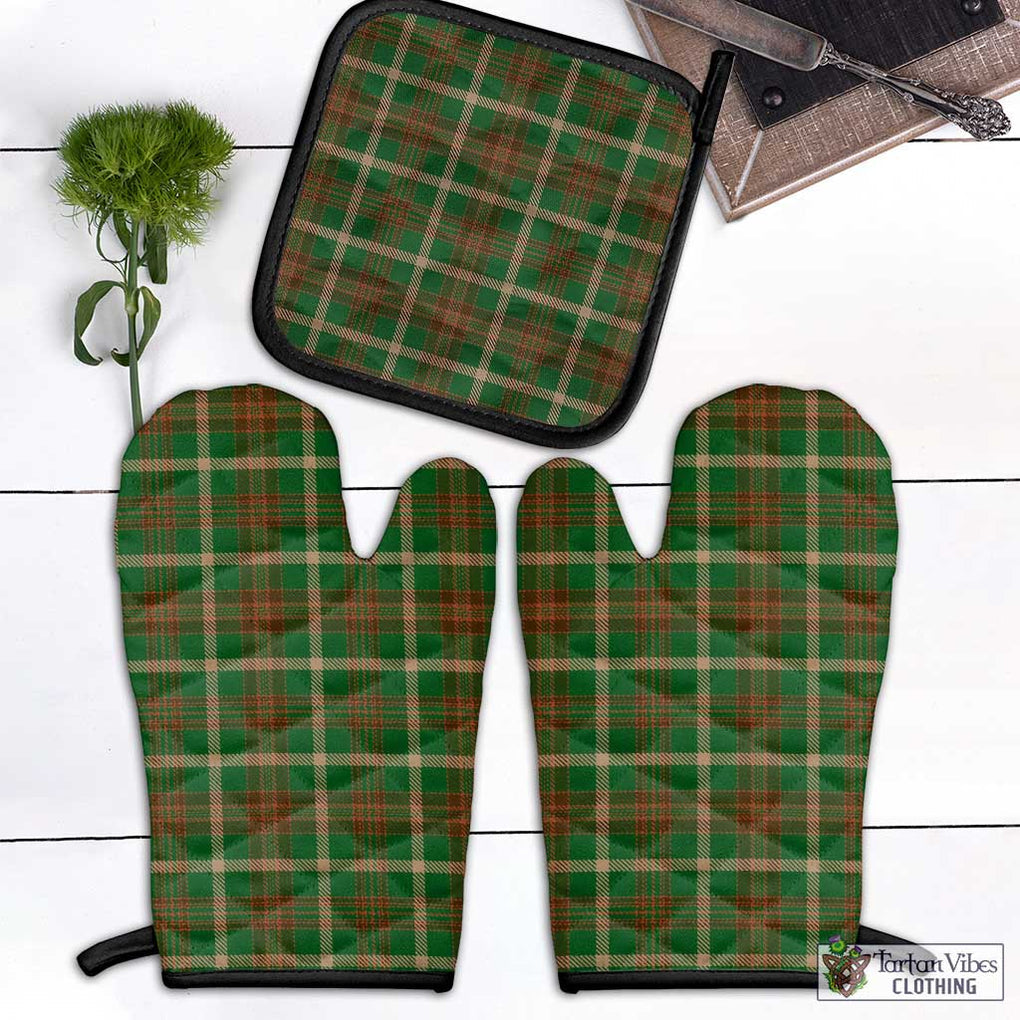 Copeland Tartan Combo Oven Mitt & Pot-Holder Combo 1 Oven Mitt & 1 Pot-Holder Black - Tartan Vibes Clothing