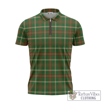 Copeland Tartan Zipper Polo Shirt